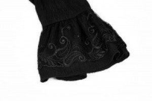  Gothic phoenix tail three quarter sleeve shirt Punk Rave WY-830CCF/BK -  
