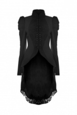  Gothic Gorgeous vintage long coat Punk Rave WY-831LCF/BK -  