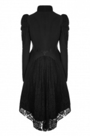  Gothic Gorgeous vintage long coat Punk Rave WY-831LCF/BK -  