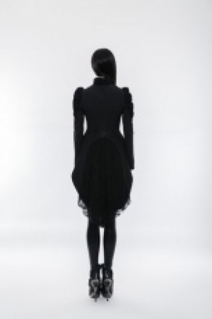  Gothic Gorgeous vintage long coat Punk Rave WY-831LCF/BK -  