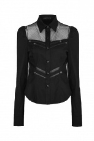  Handsome Punk Military Shirt Punk Rave WY-833CCF/BK /    / -  