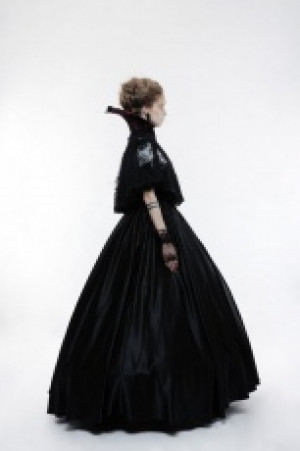  The gothic bat short cloak Punk Rave WY-834DPF/BK-RD -  