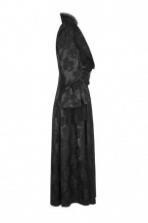  Gorgeous Gothic Coat Punk Rave WY-844LCF/BK -  