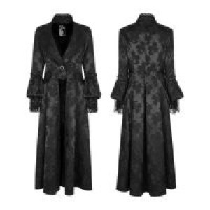  Gorgeous Gothic Coat Punk Rave WY-844LCF/BK -  