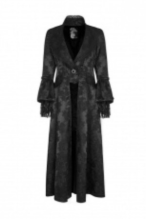 Gorgeous Gothic Coat Punk Rave WY-844LCF/BK -  