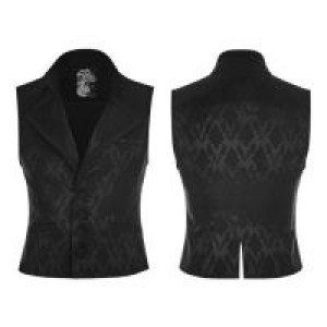    Gothic Jacquard Vest Punk Rave WY-851MJM/BK /    / -  