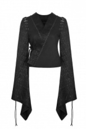 Punk Jacquard Kimono Punk Rave WY-855XDF/BK -  
