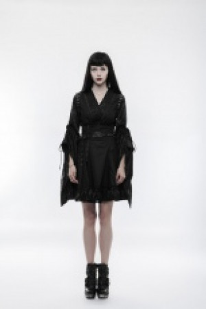  Punk Jacquard Kimono Punk Rave WY-855XDF/BK -  