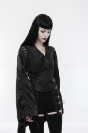  Punk Jacquard Kimono Punk Rave WY-855XDF/BK -  