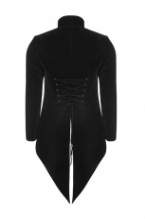  Gothic Short Dress Coat Punk Rave WY-857LDM/BK-RD -  