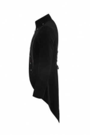  Gothic Short Dress Coat Punk Rave WY-857LDM/BK-RD -  