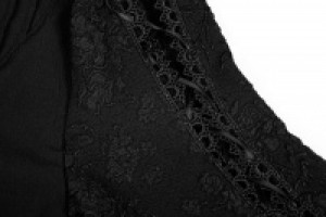  Gothic Cropped Sleeves Shirt -  7