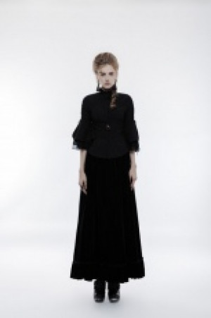  Gothic Cropped Sleeves Shirt -  4