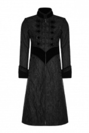  Victoria Gorgeous Long Coat Punk Rave WY-874LCM/BK -  