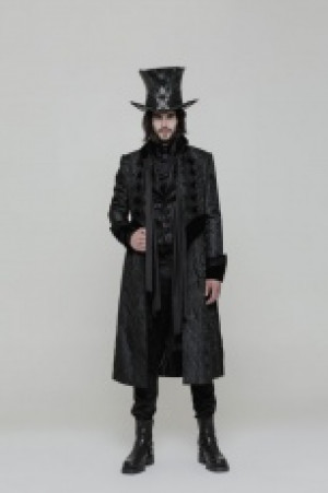  Victoria Gorgeous Long Coat Punk Rave WY-874LCM/BK -  