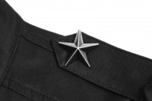  Military Uniform Buttonhole Loop Long Sleeve Shirt Punk Rave WY-883CCF/BK -  