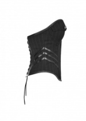     Military Uniform Striped Corset Punk Rave WY-884SYF/BK /  / -  