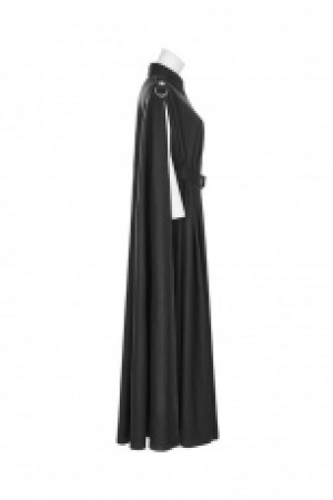  Two Wear Long Military Uniform Cloaks Punk Rave WY-885DPF/BK -  