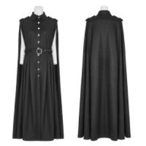  Two Wear Long Military Uniform Cloaks Punk Rave WY-885DPF/BK -  