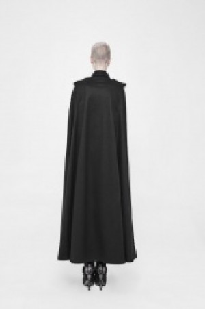  Two Wear Long Military Uniform Cloaks Punk Rave WY-885DPF/BK -  