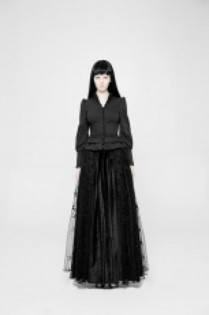  Gothic Long Sleeve Shirt Punk Rave WY-889CCF/BK -  