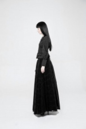 Gothic Long Sleeve Shirt Punk Rave WY-889CCF/BK -  