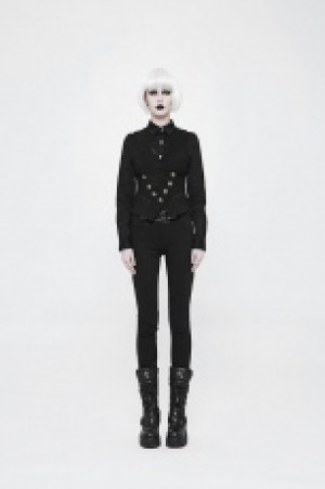  Uniform Woolen Waistcoat Punk Rave WY-891MJF/BK -  