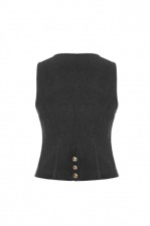  Uniform Woolen Waistcoat Punk Rave WY-891MJF/BK -  