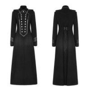  Uniform Retro Plate Woolen Jacket Punk Rave WY-892ECF/BK -  