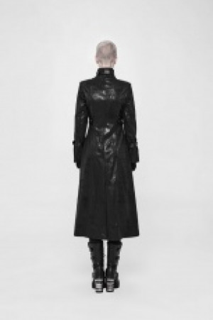   Darkness Middle Length Coat Punk Rave WY-896XCF/BK -  