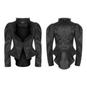   Gothic Gorgeous Short Coat Punk Rave WY-898LDF/BK -  