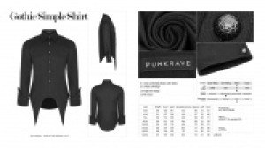  Gothic Simple Shirt -  8