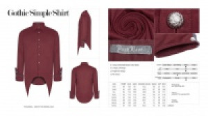  Gothic Simple Shirt -  8