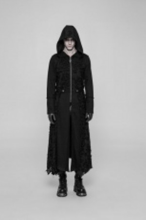  Diablo Long Coat Punk Rave WY-911ZCM/BK -  