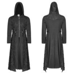  Diablo Long Coat Punk Rave WY-911ZCM/BK -  