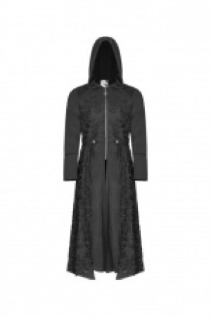  Diablo Long Coat Punk Rave WY-911ZCM/BK -  
