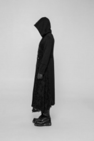  Diablo Long Coat Punk Rave WY-911ZCM/BK -  