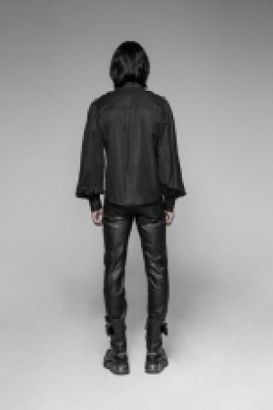  Uniform Retro long-sleeved Shirt Punk Rave WY-914CCM/BK -  