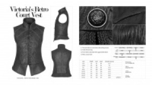  Victoria's Retro Court Vest Punk Rave WY-917MJM/BK /   / -  