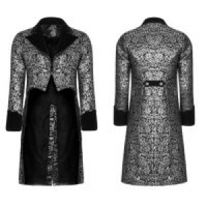  Gothic Dress with Swallow Tail Coat Punk Rave WY-922LCM/BK-SI -  