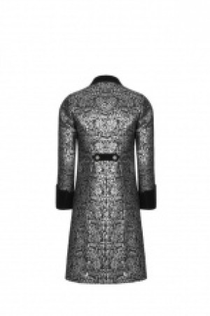  Gothic Dress with Swallow Tail Coat Punk Rave WY-922LCM/BK-SI -  
