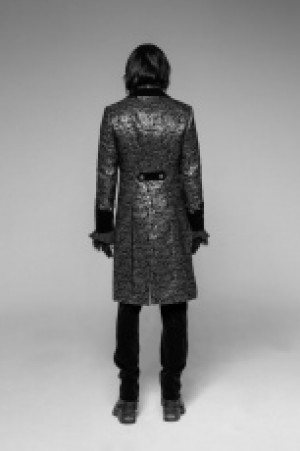  Gothic Dress with Swallow Tail Coat Punk Rave WY-922LCM/BK-SI -  