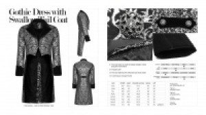  Gothic Dress with Swallow Tail Coat Punk Rave WY-922LCM/BK-SI -  