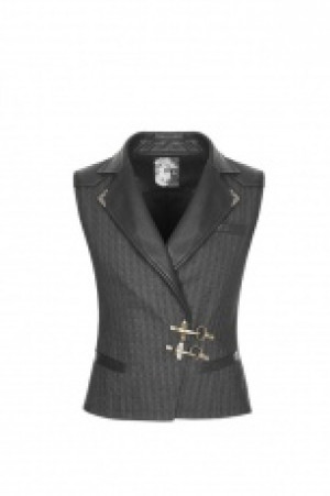  Steampunk Quiff Vest Punk Rave WY-929MJM/BK -  