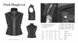  Punk Rough vest Punk Rave WY-930MJM/BK -  