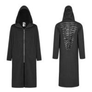  Gothic Dark Series Keel Long Coat Punk Rave WY-932ZCM/BK -  