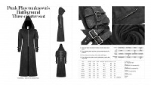  PUNK Playerunknown's Battleground Three-quarter coat Punk Rave WY-933XCM/BK -  