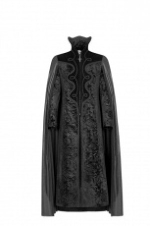  Gothic Night Count Cloak Long Coat Punk Rave WY-934LCM/BK -  