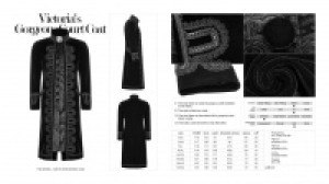  Victoria's Gorgeous Court Coat Punk Rave WY-936LCM/BK -  