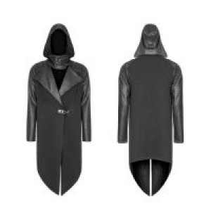  Simple Punk Medium Long Cardigan Punk Rave WY-941ZCM/BK -  